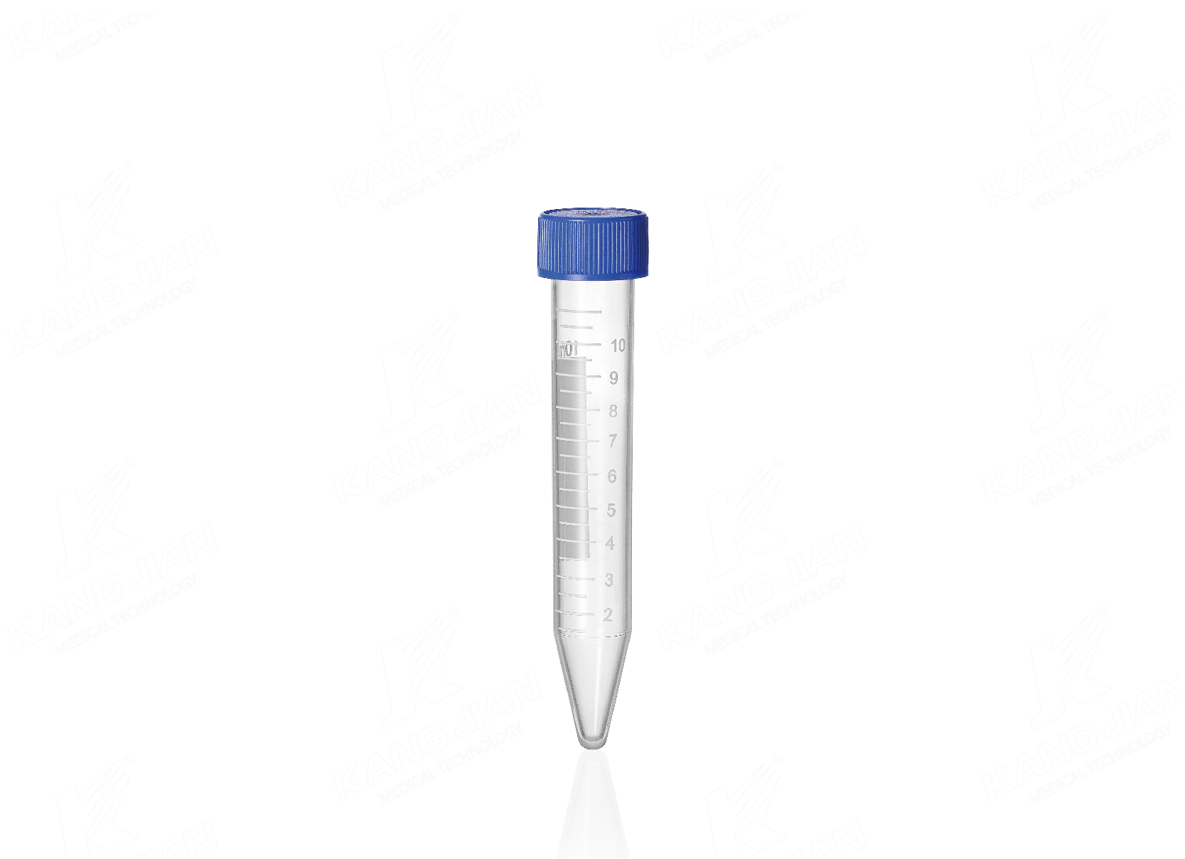 10ml V 자형 바닥 원심 분리기 튜브